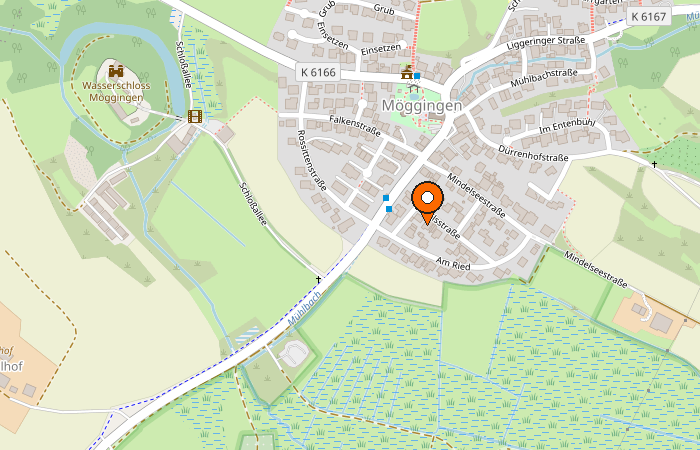 Kartenausschnitt: Standort von SIRACO in der Welsstraße 6, Radolfzell-Möggingen — Klick öffnet OpenStreetMap